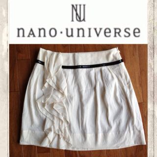 ナノユニバース(nano・universe)の美品！ナノユニバース★スカート(ミニスカート)