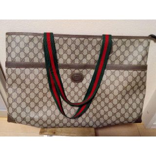 グッチ(Gucci)の【本物中古】オールドグッチGUCCIトートバッグ　検：マザーズバッグ(トートバッグ)