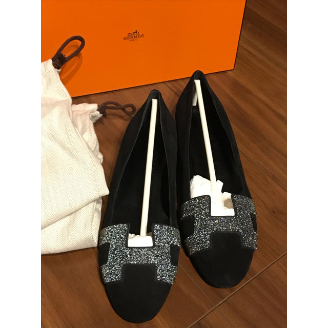 エルメス HERMES フラットシューズ