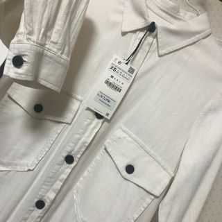 ザラ(ZARA)の新品 シャツワンピ(ひざ丈ワンピース)