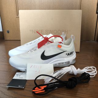 ナイキ(NIKE)のairmax97 エアマックス97 theten offwhite オフホワイト(スニーカー)