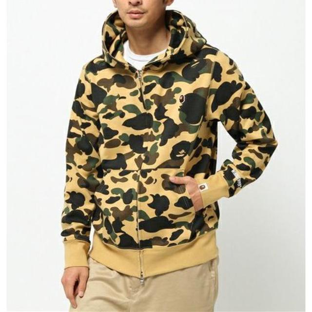 A BATHING APE - APEエイプ 1ST CAMO カモ ウィンドストッパー ジップアップ パーカーの通販 by オンザコーナー