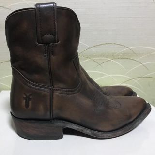 フライ(FRYE)のFRYE ウエスタンブーツ ショートブーツ 36.5 ブラウン フライ(ブーツ)