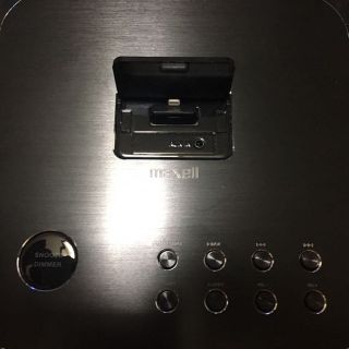 マクセル(maxell)のiPod(iPhone)用スピーカー(中古品)(スピーカー)