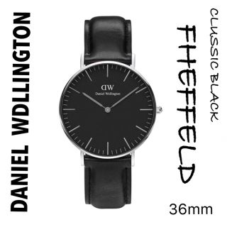 ダニエルウェリントン(Daniel Wellington)の【ダニエルウェリントン】腕時計 シェフィールド ブラック 36mm(腕時計(アナログ))