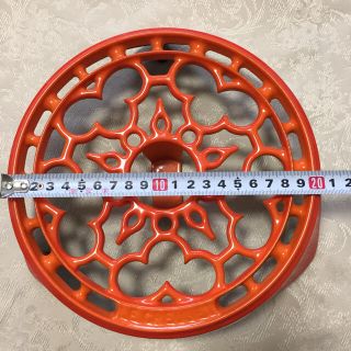 ル・クルーゼ鍋敷き トリベット キャンドルワォーマー キャンドル付き