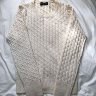 デミルクスビームス(Demi-Luxe BEAMS)の【美品】デミルクスビームス 白セーター(ニット/セーター)