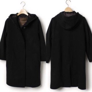 マッキントッシュ(MACKINTOSH)のマッキントッシュ ウール コート 黒 34 S〜M Mackintosh(ロングコート)