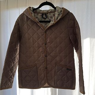 スモックショップ(THE SMOCK SHOP)の◆スモックショップ◆キルティングジャケット 裏リバティ Sサイズ(ナイロンジャケット)