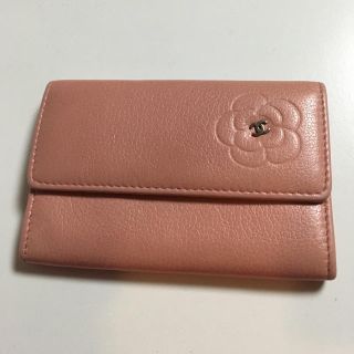 シャネル(CHANEL)の送料込み 正規品 CHANEL シャネル  ピンク カメリア カード 名刺入れ (名刺入れ/定期入れ)