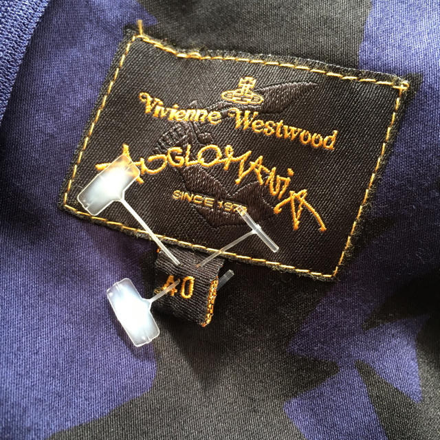 Vivienne Westwood(ヴィヴィアンウエストウッド)のお取り置き中 ビッグスクイグル柄ワンピースドレス ワールズエンド レディースのワンピース(ひざ丈ワンピース)の商品写真