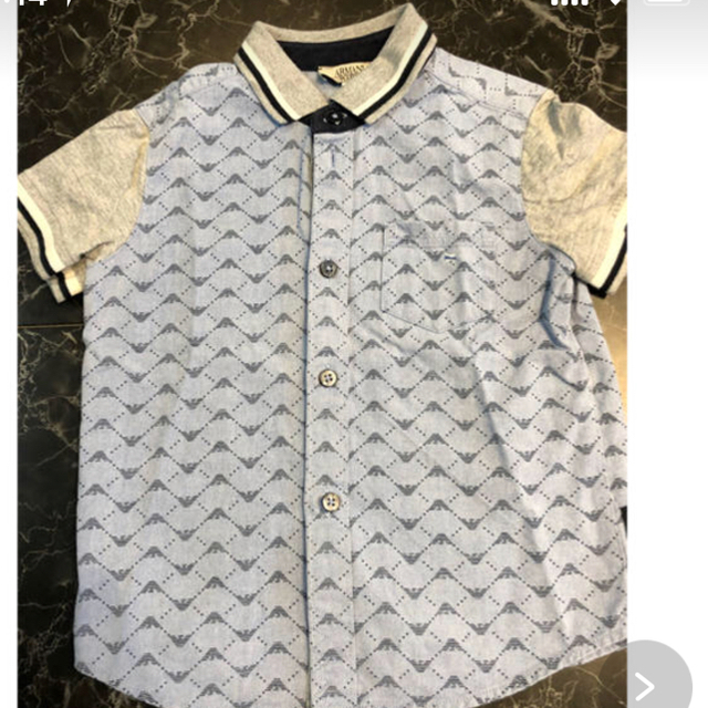 ARMANI JUNIOR(アルマーニ ジュニア)のアルマーニベビー 24m 2点セット kyk rady様専用 キッズ/ベビー/マタニティのキッズ服男の子用(90cm~)(Tシャツ/カットソー)の商品写真