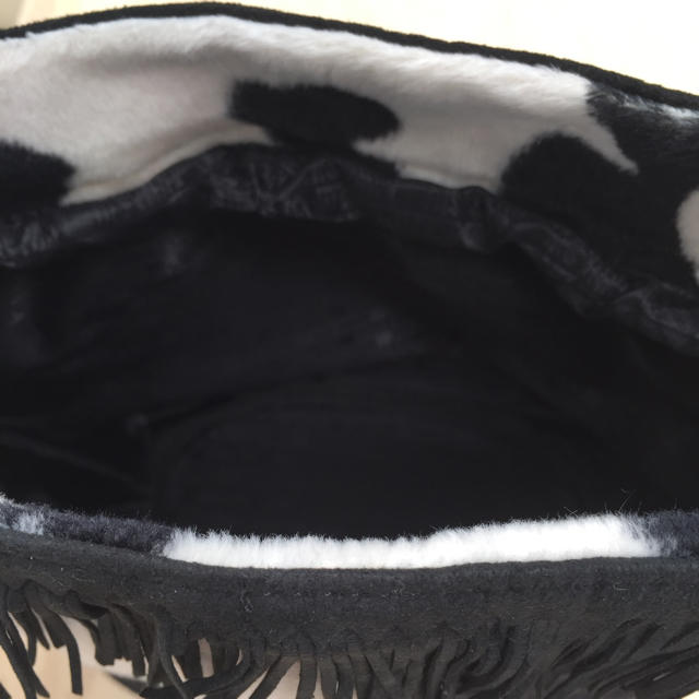 ANNA SUI(アナスイ)のANNA SUI フリンジ アニマル柄 バッグ レディースのバッグ(ハンドバッグ)の商品写真
