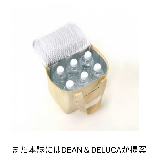 DEAN & DELUCA(ディーンアンドデルーカ)のディーン&デルーカ　リネン風保冷バッグ レディースのバッグ(その他)の商品写真