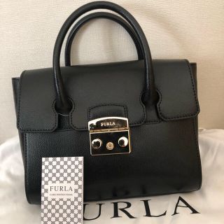 フルラ(Furla)のHaru様専用‼️フルラ メトロポリス サッチェルバッグ 黒 Sサイズ(ショルダーバッグ)