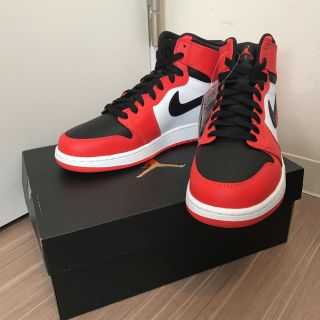 ナイキ(NIKE)のnike jordan 1 ジョーダン マックスオレンジ スニーカー(スニーカー)