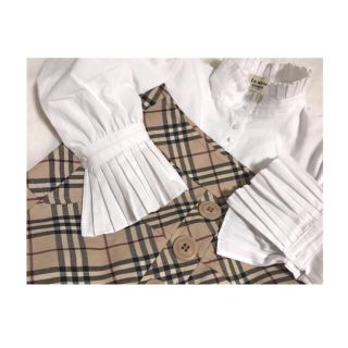 バーバリーブルーレーベル(BURBERRY BLUE LABEL)の♡ Burberry 台形スカート ♡(ミニスカート)