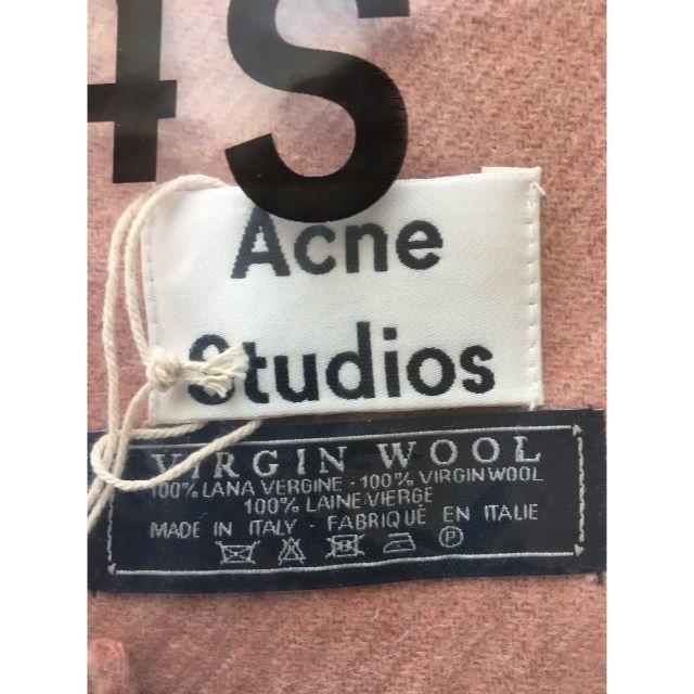 ACNE(アクネ)の【月初セール】アクネ　ストール　grey pink melange レディースのファッション小物(ストール/パシュミナ)の商品写真