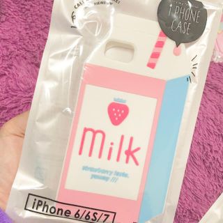 ハニーミーハニー(Honey mi Honey)のiPhoneケース MILK💕(iPhoneケース)