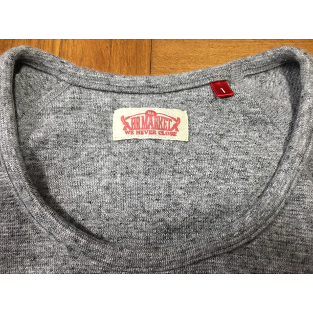 HOLLYWOOD RANCH MARKET(ハリウッドランチマーケット)のハリウッドランチマーケット H刺繍 長袖 レディースのトップス(Tシャツ(長袖/七分))の商品写真