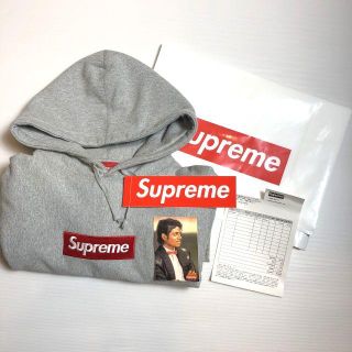 シュプリーム(Supreme)の美品◆国内正規品◆シュプリーム ボックスロゴ プルオーバーパーカー グレー M(パーカー)