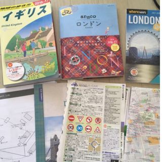 ダイヤモンドシャ(ダイヤモンド社)のイギリス ガイドブック二冊 地球の歩き方 アルコロンドン(地図/旅行ガイド)