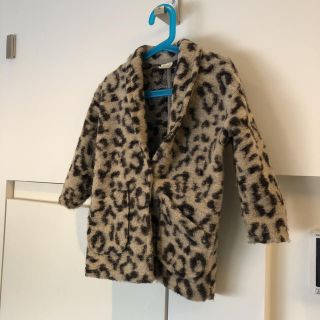 ザラキッズ(ZARA KIDS)のZARA110cm レオパード柄コクーンアウター(ジャケット/上着)