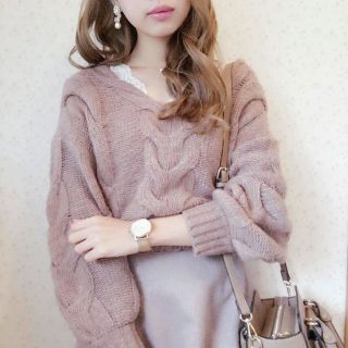 deicy - chipaさま専用☆ DEICY♡ビッグケーブル ニットプルオーバー