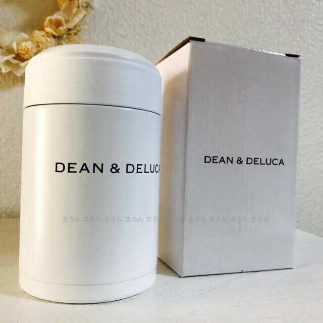 DEAN & DELUCA(ディーンアンドデルーカ)の〈希少〉ラッピングセット付 スープポット スープジャー DEAN&DELUCA  インテリア/住まい/日用品のキッチン/食器(弁当用品)の商品写真