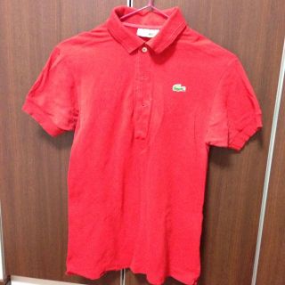 ラコステ(LACOSTE)のラコステ赤ポロシャツ(ポロシャツ)