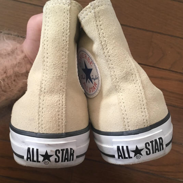 CONVERSE(コンバース)のALLSTAR HI 23.5 ベージュスウェード レディースの靴/シューズ(スニーカー)の商品写真