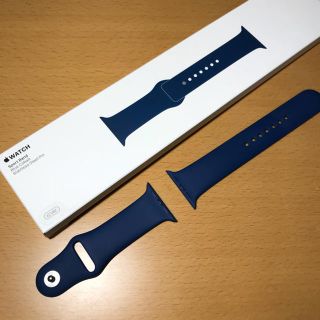 アップルウォッチ(Apple Watch)の美品 Apple Watch 42mmケース用 スポーツバンド ブルーコバルト(その他)