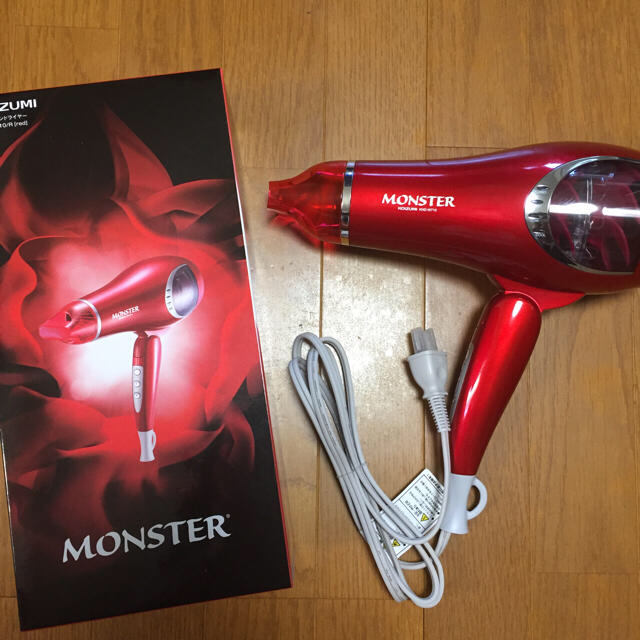 KOIZUMI(コイズミ)の美品☆コイズミ MONSTER ドライヤー スマホ/家電/カメラの美容/健康(ドライヤー)の商品写真