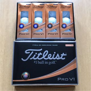 タイトリスト(Titleist)のタイトリスト プロＶ1 Wナンバー 1ダース 新品送料込み(その他)