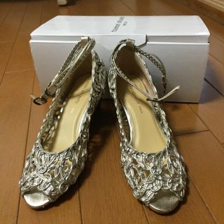 ツモリチサト(TSUMORI CHISATO)の新品 ツモリチサト ゴールド(ハイヒール/パンプス)