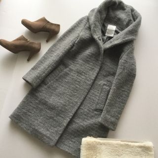 スピックアンドスパン(Spick & Span)の新品 即完売♡SpickandSpan*ふんわりウールボリュームネックコート(ロングコート)