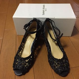 ツモリチサト(TSUMORI CHISATO)の新品 ツモリチサト 黒(ハイヒール/パンプス)