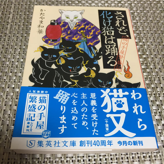 集英社(シュウエイシャ)のブックカバー付き されど、化け猫は踊る かたやま和華 エンタメ/ホビーの本(文学/小説)の商品写真