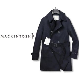 マッキントッシュ(MACKINTOSH)のMACKINTOSH ウール ダブル トレンチコート GM-005F ブラック(トレンチコート)