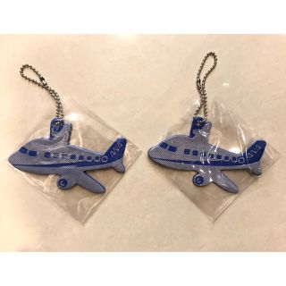 エーエヌエー(ゼンニッポンクウユ)(ANA(全日本空輸))の【非売品】 ANA 機体工場見学 限定 ストラップ 2個セット(キーホルダー)