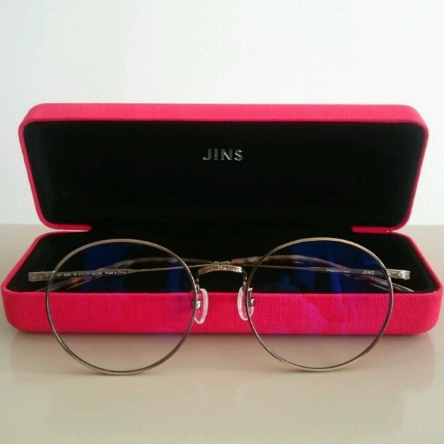 JINS(ジンズ)のJINS おしゃれ丸メガネ PCレンズ レディースのファッション小物(サングラス/メガネ)の商品写真