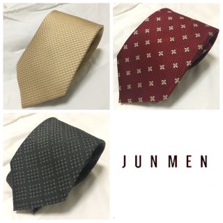 ジュンメン(JUNMEN)の【限定値下げ】ネクタイ JUNMEN 3本セット(ネクタイ)