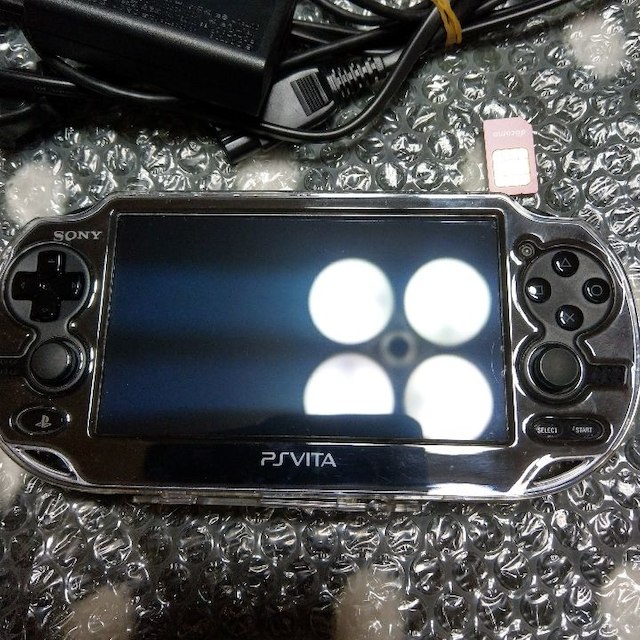 れなしです PlayStation Vita - psvita PCH-1100 充電器、SIMカード
