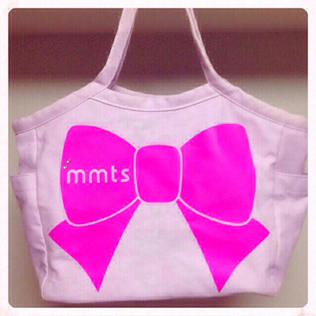 mmts(マミタス)のしょこたん♡リボントートバッグ♡ レディースのバッグ(トートバッグ)の商品写真