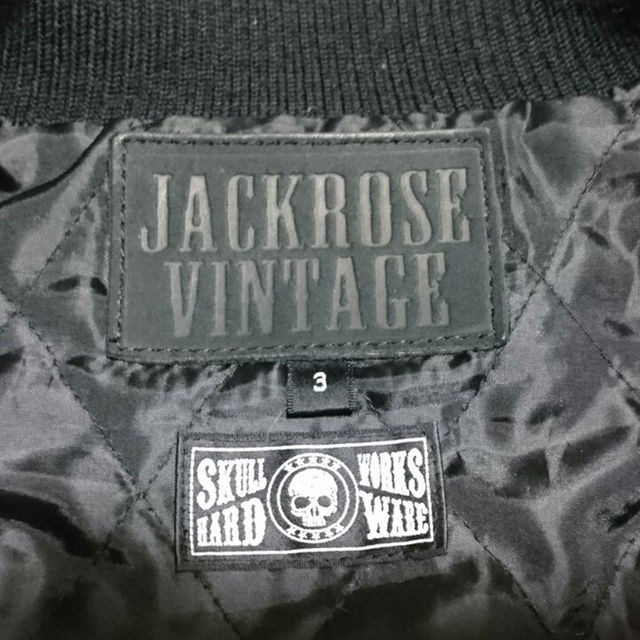 JACKROSE(ジャックローズ)のジャックローズ×スカルワークススタジャン メンズのジャケット/アウター(スタジャン)の商品写真