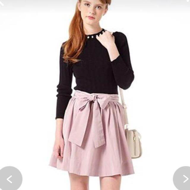 JILL by JILLSTUART(ジルバイジルスチュアート)のタフタリボンスカート＊送料込 レディースのスカート(ミニスカート)の商品写真