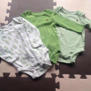 ベビーギャップ(babyGAP)の未使用 長袖60 ロンパースセット(ロンパース)