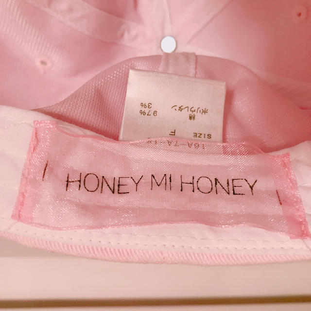 Honey mi Honey(ハニーミーハニー)の♡完売 人気 honey mi honeyキャップ♡ レディースの帽子(キャップ)の商品写真