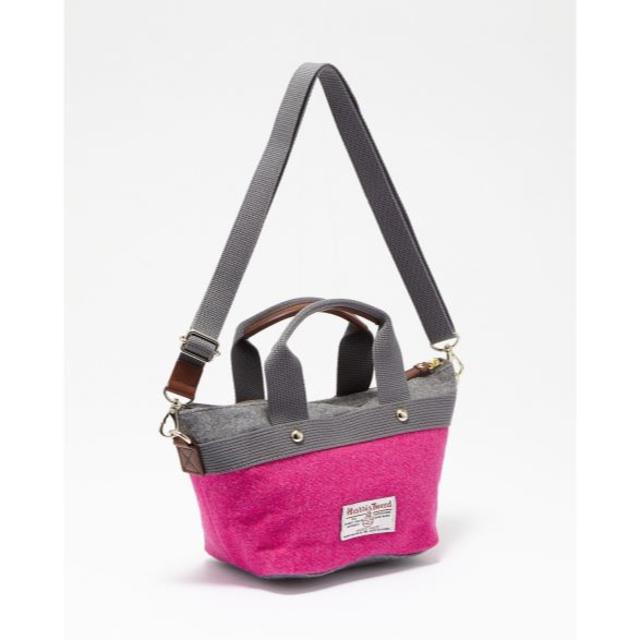TOPKAPI(トプカピ)のデイジー様専用　TOPKAPI ピンク ハリスツイード ミニトートバッグ  レディースのバッグ(ショルダーバッグ)の商品写真