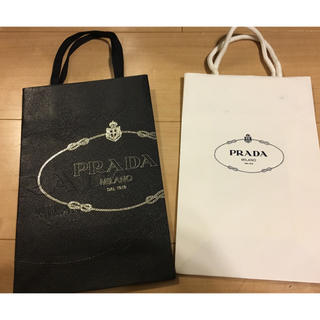 プラダ(PRADA)のプラダ♡ショップ袋2枚セット(ショップ袋)